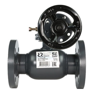 Кран шаровой Ридан RJiP Premium FF WG DN 200 PN 16 стальной стандартнопроходный фланцевый с ручным редуктором
