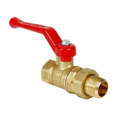 Кран шаровый VALFEX STANDART VF.223 ВР-НР 1/2" Ду 15 Ру 40 с американкой латунный