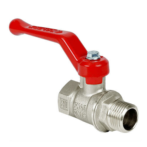 Кран шаровый VALFEX VF.215 ВР-НР 3/4" Ду 20 Ру 40 STANDART N/P никелированный латунный