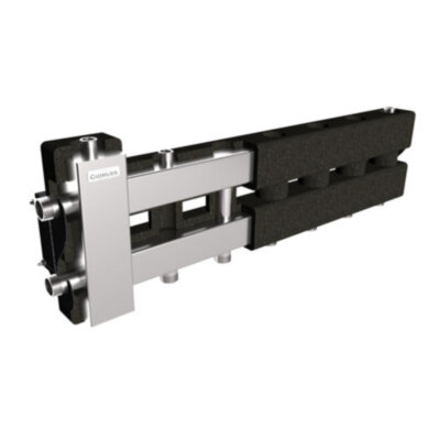 Коллектор распределительный GIDRUSS BMSS-60-4D.EPP 4-х контурный НР 1" Ду 25 Ру 6 балансировочный в термоизоляции