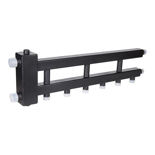 Коллектор распределительный ROMMER RDG-0060-014034 4-х контурный НР 1 1/4" Ду 32 Ру 4 дублёр рядный с гидравлическим разделителем 1