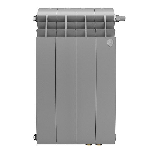 Радиатор биметаллический Royal Thermo BiLiner 500 VR (4 секции) Satin Silver