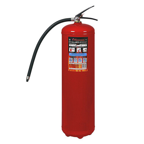 Огнетушитель порошковый Ярпожинвест ОП-10(з)-АВСЕ, ЗПУ-алюминий