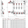 Узел этажный VALTEC VT.GPR.06S04.R5 1" DN 25 с балансировочным и перепускным клапаном 8