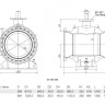 Кран шаровой Vexve 103700 DN 700 стальной стандартнопроходный фланцевый для жидкости, ручка-рычаг 2