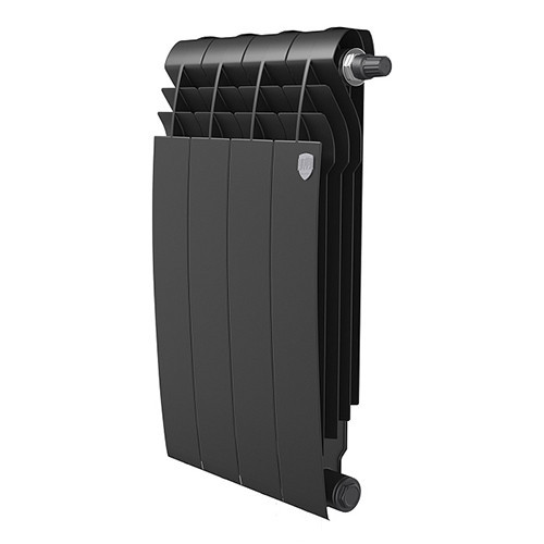 Радиатор биметаллический Royal Thermo BiLiner 500 VR (4 секции) Noir Sable 1