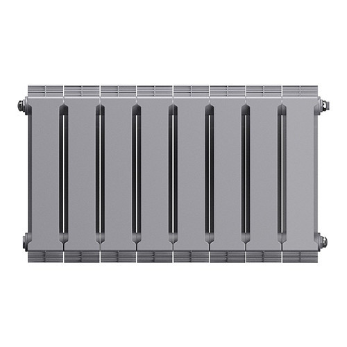 Радиатор биметаллический Royal Thermo PianoForte 300 (8 секций) Silver Satin 3