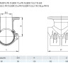 Врезной хомут HAWLE 5230 DN 110/80 PN 16 фланцевый системы Haku 3