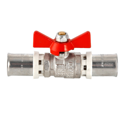 Кран шаровой VALTEC Ду16 Ру25 с пресс-соединением VT.243.N.1616 2