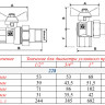 Кран шаровой VALTEC BASE 1/2" Ду15 Ру40 угловой с полусгоном VT.228.N.04 5