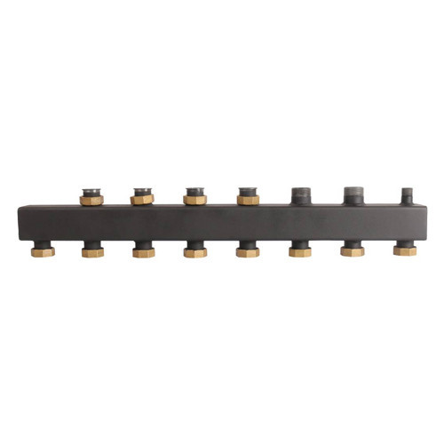 Коллектор распределительный ROMMER RDG-0017-004046 6-ти контурный НР 1 1/2" Ду 40 Ру 4 без теплоизоляции 2