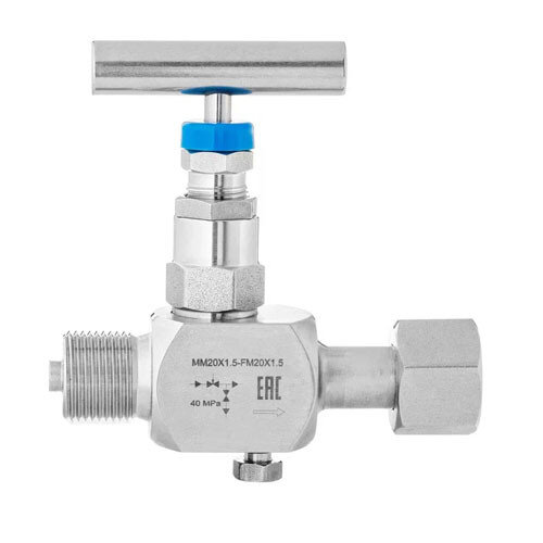Игольчатый клапан одновентильный Росма SS-V4 0-40 Мпа М20х1.5 00000041234