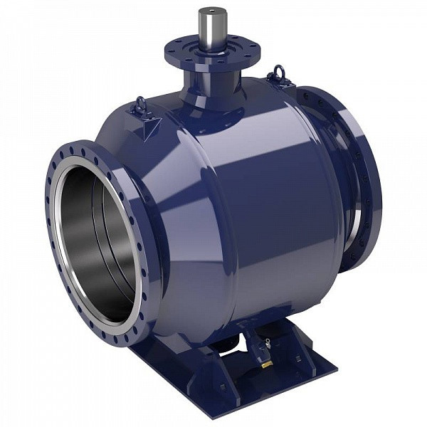 Кран шаровой Vexve 103800 DN 800 стальной стандартнопроходный фланцевый для жидкости, ручка-рычаг 1