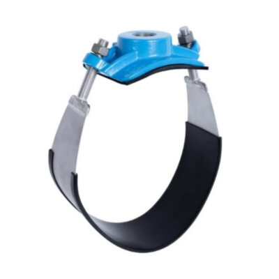 Врезной хомут HAWLE 5250 DN 500 PN 16 системы HAKU с отводом с внутренней резьбой 1 1/2"*