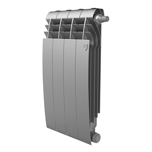 Радиатор биметаллический Royal Thermo BiLiner 500 VR (4 секции) Satin Silver
