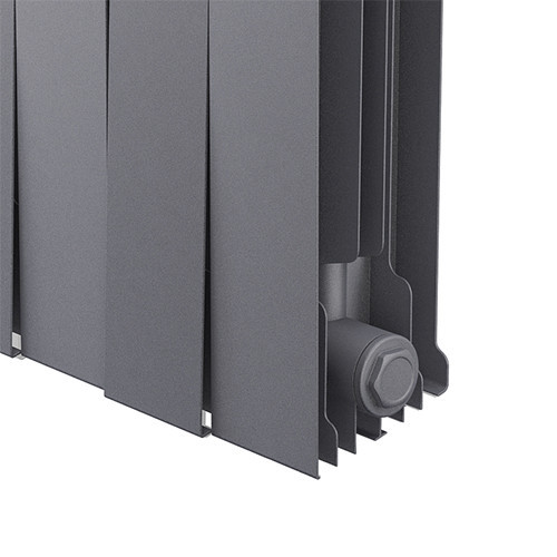 Радиатор биметаллический Royal Thermo PianoForte 200 (18 секций) Silver Satin 6