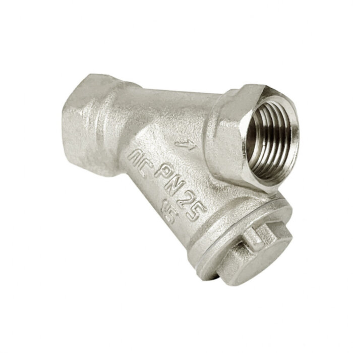 Фильтр сетчатый VALFEX STANDART VF.192 ВР 1/2" Ду 15 Ру 25 никелированный латунный