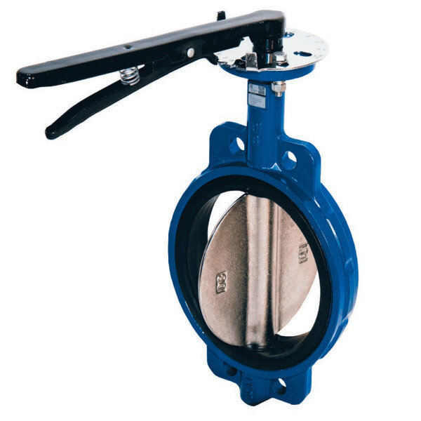 Затвор DENDOR 017W DN 32 PN 16 поворотный дисковый межфланцевый чугунный с электроприводом