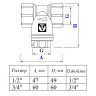 Фильтр механической очистки Valtec VT.385 1/2" DN 15 PN 16 прямой малогабаритный 2