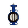 Затвор дисковый поворотный ABRA BUV-VF 826 DN 450 PN 16 межфланцевый с голым штоком 1