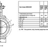 Затвор дисковый поворотный ABRA BUV-VF 826 DN 450 PN 16 межфланцевый с голым штоком 2