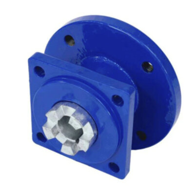 Фланец переходной Benarmo 1140RA.CF01 ISO F14 вал 32 шпонка 10 x ОСТ Б DN 60 чугунный