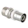 Переходник VALTEC VTm.201 НР 3/4" DN 16x20 PN 10 латунный никелированный 1