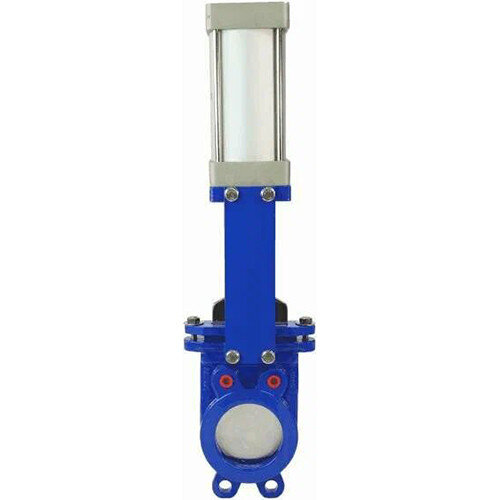 Задвижка шиберная Benarmo 1130P DN 500 PN 10 межфланцевая с пневмоприводом 2/стороннего действия с невыдвижным шпинделем, уплотнение - NBR