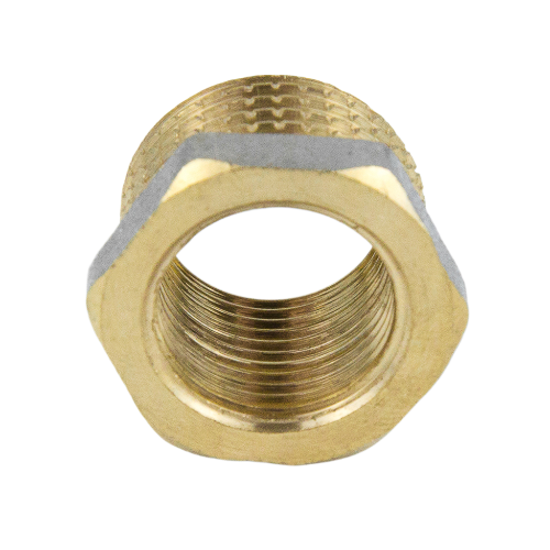 Футорка латунная Aquasfera 9024 DN 32x40 PN 16 резьба - 1 1/2''x1 1/4'', покрытие - никель, резьбовая ВР-НР, 9024-12
