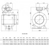 Кран шаровой Vexve 154800 DN 800 PN 25 стальной полнопроходный под приварку для жидкости, ручка-рычаг 2