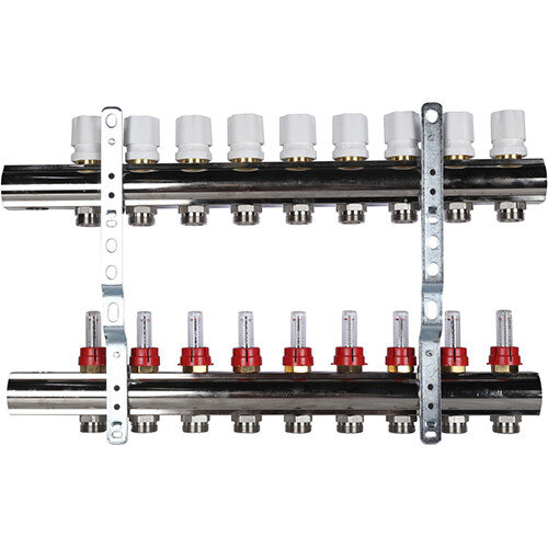 Коллектор LUXOR CD 477/9 в сборе с расходомерами