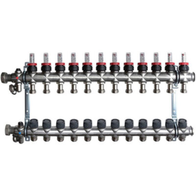 Коллекторная группа Oventrop Multidis SF 12 с ротаметрами