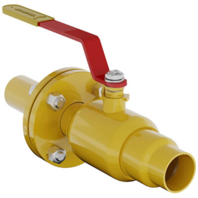 Кран шаровой изолирующий Маршал 11с67п ЦПИ.00.1 DN 20 PN 40 полнопроходной под приварку