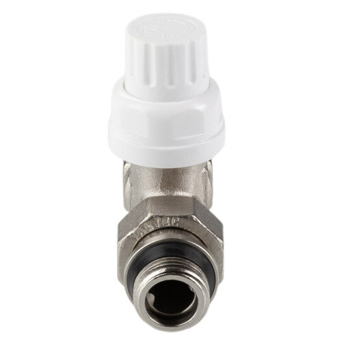Клапан радиаторный Valtec VT.032.NR 1/2" DN 15 PN 10 прямой с самоуплотняющимся полусгоном