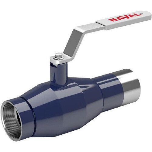 Кран шаровой NAVAL 284002 DN 10 PN 40 стальной стандартнопроходный резьба/сварка