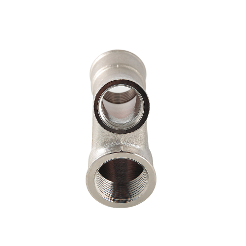 Латунный тройник VALTEC 1/2" x 1/2" косой для гильзы под погружной датчик температуры VTr.136.N.0404 4