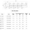 Коллектор распределительный ROMMER RDG-0016-004034 4-х контурный НР 1"x1 1/4" Ду 32 Ру 4 без теплоизоляции 3