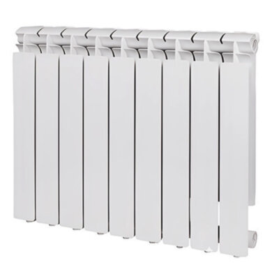 Радиатор монолитный биметаллический RIFAR MONOLIT VENTIL 300 9 секций нижнее левое подключение белый