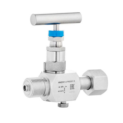 Игольчатый клапан одновентильный Росма SS-V4 0-40 Мпа М20х1.5 УТ-00043755