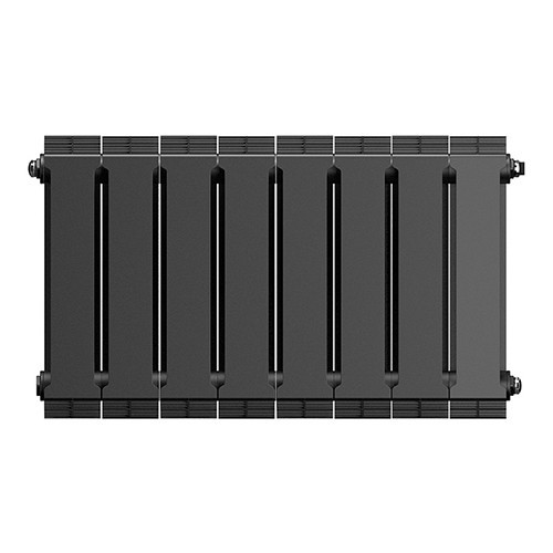 Радиатор биметаллический Royal Thermo PianoForte 300 (8 секций) Noir Sable 3