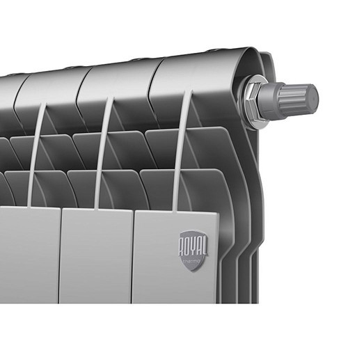 Радиатор биметаллический Royal Thermo BiLiner 500 V (10 секций) Silver Satin 2