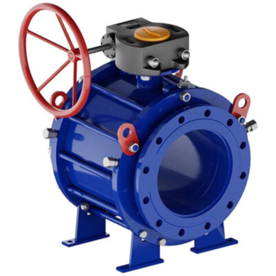 Кран шаровой Маршал 11с67п СФ.00.3 DN 400 PN 25 полнопроходной фланцевый