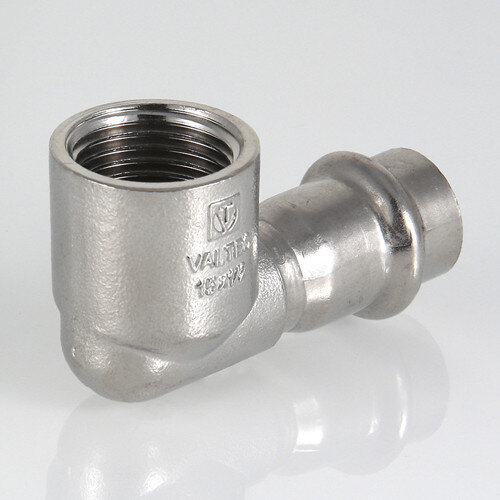 Угольник 90 градусов VALTEC VTi.952.I ВР 3/4" DN 28x20 PN 16 нержавеющая сталь