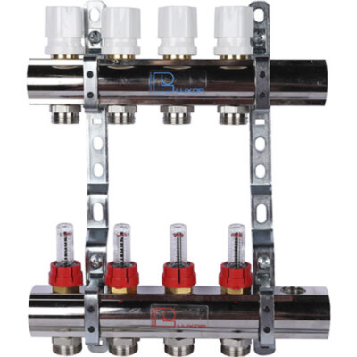 Коллектор LUXOR CD 477/4 в сборе с расходомерами