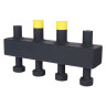 Коллектор распределительный STOUT SDG-0016 2-х контурный ВР-НР 1" DN 25 PN 4 в теплоизоляции 2