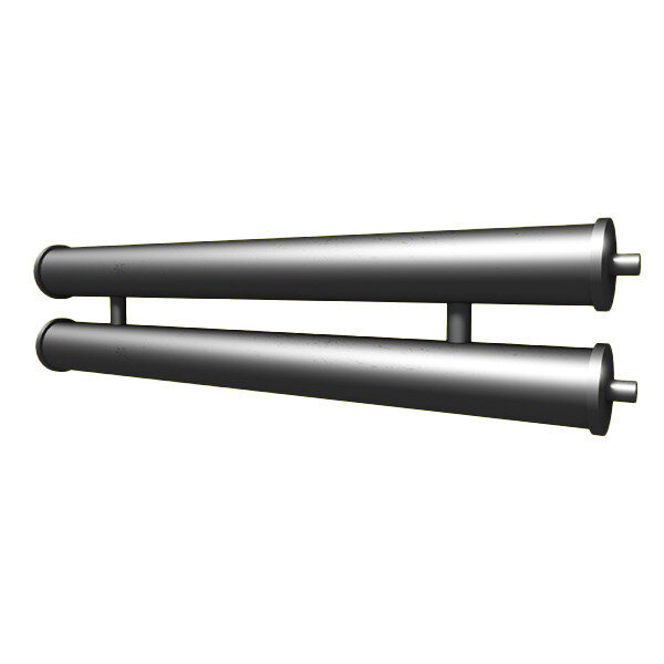 Регистр отопления РСП-2x57x2,5-5000 секционный двухрядный с плоскими заглушками