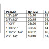 Ниппель переходной Benarmo DN 32х25 PN 16 НР 2