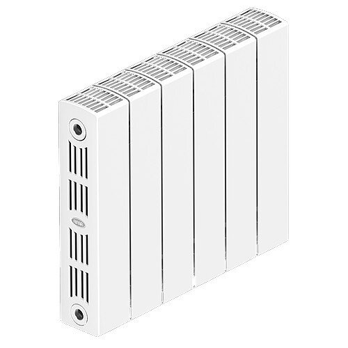 Радиатор монолитный биметаллический RIFAR SUPReMO 350 6 секций боковое подключение белый