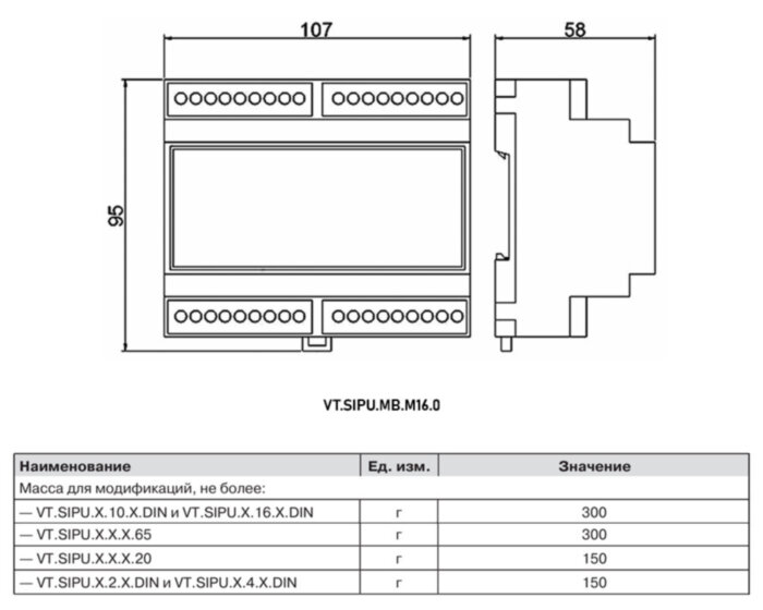 Счётчик импульсов VALTEC VT.SIPU.MB.M16.0 M-Bus 16 каналов проводной