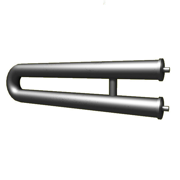 Регистр отопления РЗП-2x57x2,5-5000 змеевиковый двухрядный с плоскими заглушками